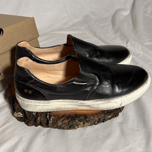 BED|STU HERMIONE Slip On Leather Shoes, Black Rustic, Women's size 10 with Box - Picture 3 of 16